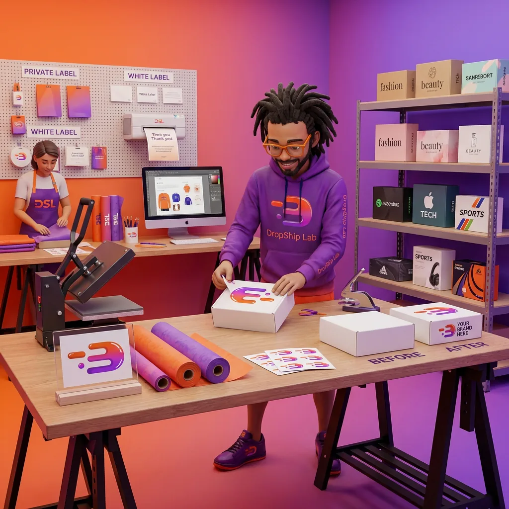 Custom ecommerce packaging and branding studio