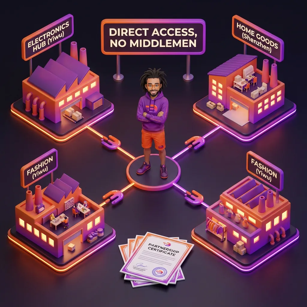Trusted factory network for product sourcing