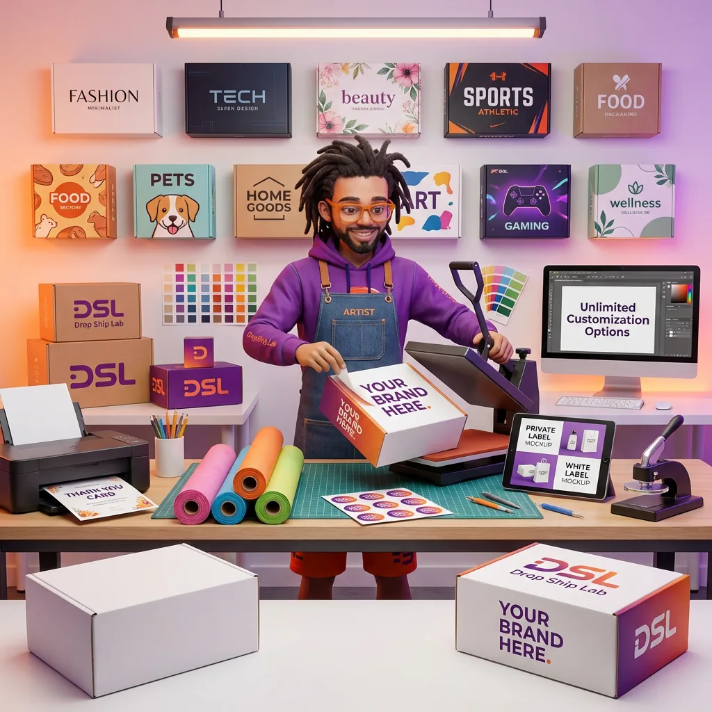 Custom branding workshop for ecommerce packaging