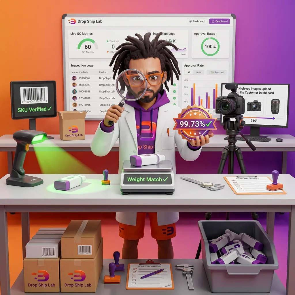 Product quality control before fulfillment