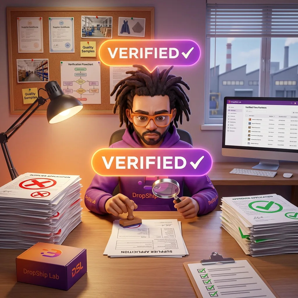 Supplier and product verification workflow