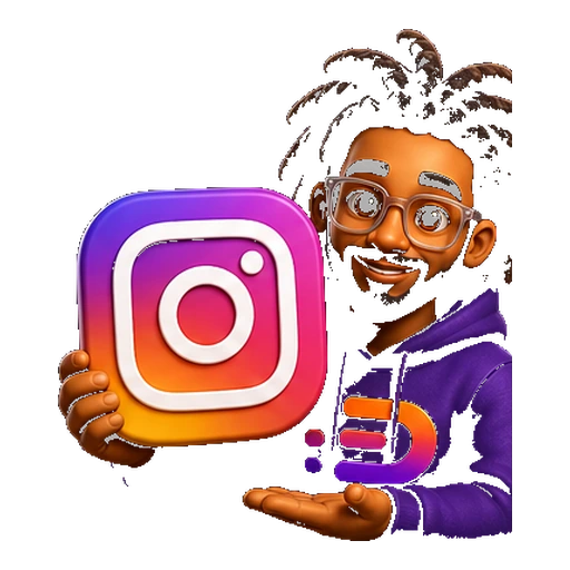 Drop Ship Lab Hamza mascot Instagram social icon